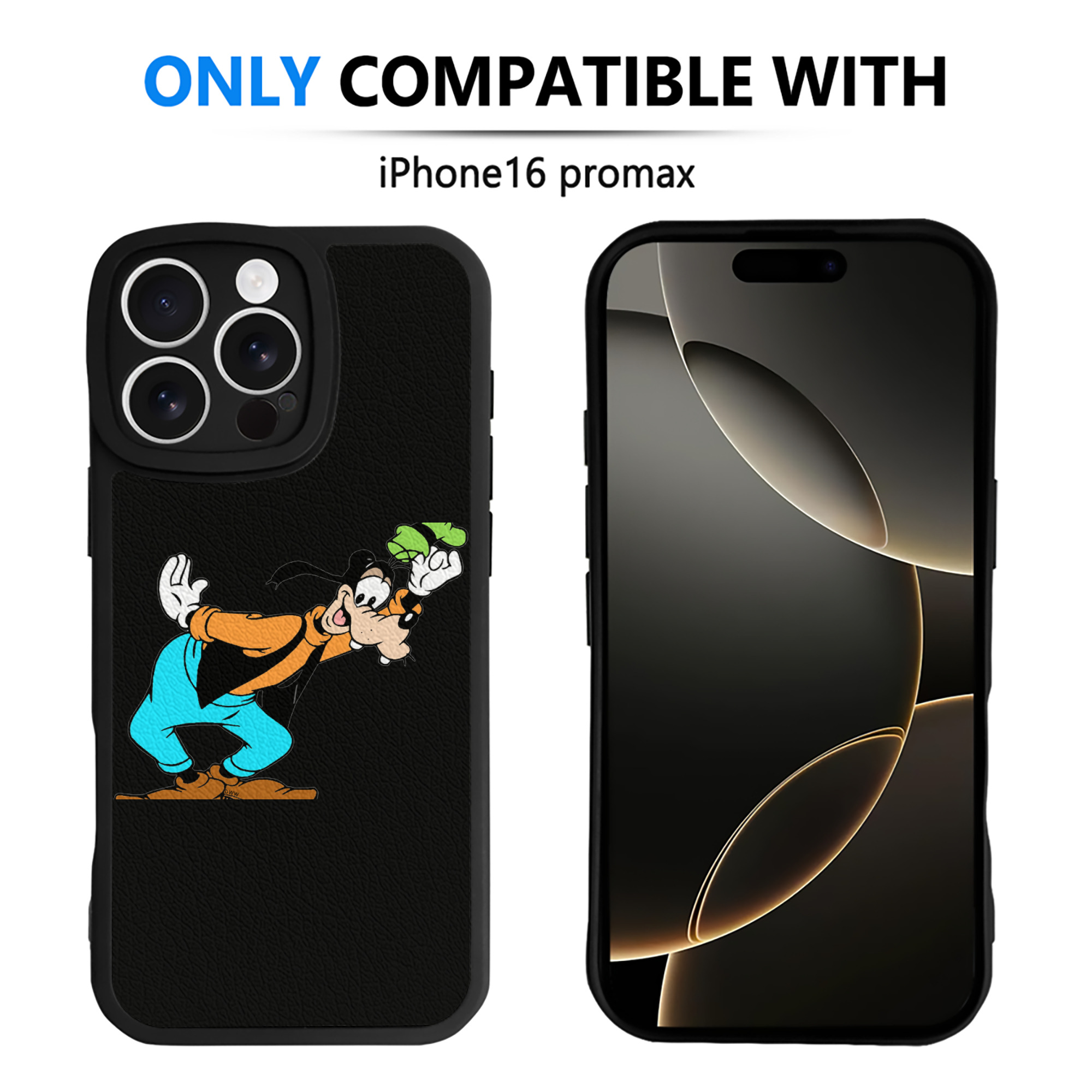 （画像用） ミッキーマウス Mickey Mouse 【iPhone 16シリーズ対応】シリコンスマホケース（レザー調） 材質：シリコン
